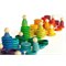 Grapat Open Endel speelgoed van hout in regenboog kleuren