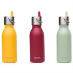 Effen Kids Thermosfles van Gerecycled RVS met Sportdop 350 ml Qwetch