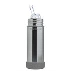 RVS Rietjesbeker Thermos met Bumper Meegroeiend 260 ml Pura