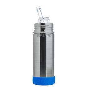 RVS Rietjesbeker Thermos met Bumper Meegroeiend 260 ml Pura