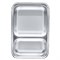 Pura Lunchbox Small RVS 2 Vakken 16x11x5,5 Pura