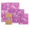 Bees wrap herbruikbare wrap voor inpakken en afdekken gekleurd set SML Bees Wrap