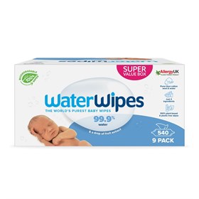 Multipack babydoekjes zuiver en vrij van chemicalien 540 stuks WaterWipes