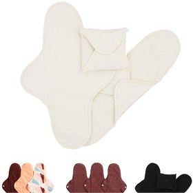 Wasbaar Nacht Maandverband Bio Flanel Katoen 3 Stuks ImseVimse