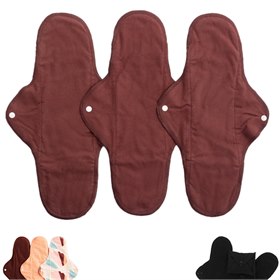 Wasbaar Nacht Maandverband Bio Flanel Katoen 3 Stuks ImseVimse
