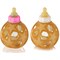 Glazen Babyfles met Natuurrubber Bal 120 ml Hevea