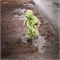 Regenpak eendelig voor kinderen zonder schadelijke stoffen Funky Green Ducksday