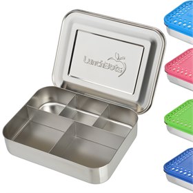 Image of Lunchbots Bento Cinco RVS Bentobox 5 Vaks 20x15x4