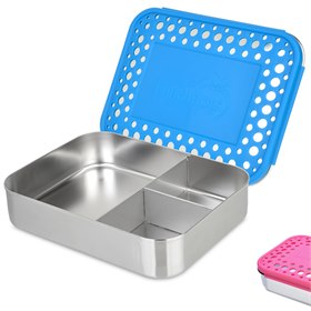 Image of LunchBots Bento Trio RVS Lunchbox 3 Vaks 20x15x4