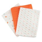 Biokatoen Hydrofielluiers 3 Stuks 70 x 70 cm Butterfly Popolini