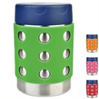 Lunchbots Thermal Voedselcontainer Insulated Dots Lekdicht 350 ml LunchBots