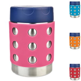 Lunchbots Thermal Voedselcontainer Insulated Dots Lekdicht 350 ml LunchBots