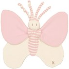 Bio katoen knuffeldeken Bondifly Pink voor couveuse kindje Keptin-Jr