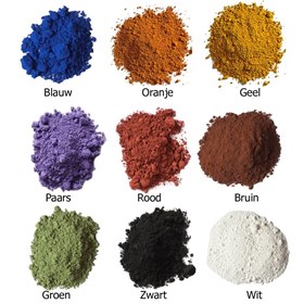 Natuurlijk verfpoeder 9 kleuren Natural Earth Paint