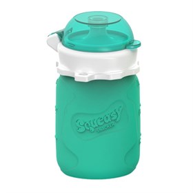 Image of Knijpzakje Siliconen ook voor Drinken 104 of 180 ml - Aqua