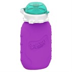 Knijpzakje siliconen ook voor drinken Paars Squeasy Gear