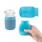 Knijpzakje siliconen ook voor drinken 104 ml Blauw Squeasy Gear