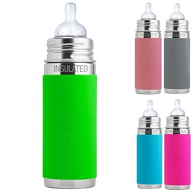 Pura Thermos Speenfles Rvs 260 Ml Plasticvrij En Meegroeiend pura kopen in de aanbieding