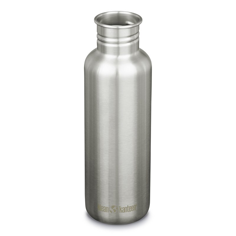 donderdag Methode Tram Klean Kanteen RVS Bidon Classic ZONDER Dop 800 ml waterfles, drinkfles