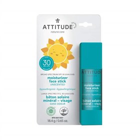 Zonnebrand stick Gezicht en Lip Little Ones SPF30 nano vrij en parfum vrij Attitude