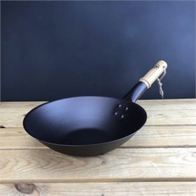 Wok van Plaatstaal Teflonvrij 25 cm Netherton Foundry