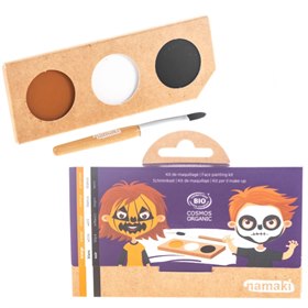 Schmink set met 3 Kleuren op Waterbasis Pumpkin Skeleton