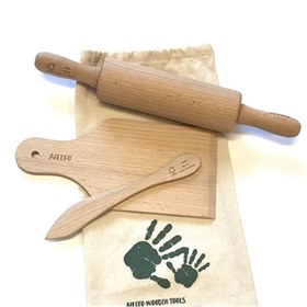 Klei gereedschapset duurzaam hout Ailefo