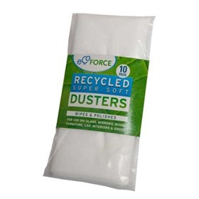 Ecologische stofdoekjes van gerecycled consumentenafval 10 stuks EcoForce