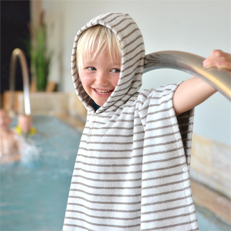 Bek Verbazingwekkend roterend Badponcho handdoek biologisch katoen Living Crafts | GreenJump.nl