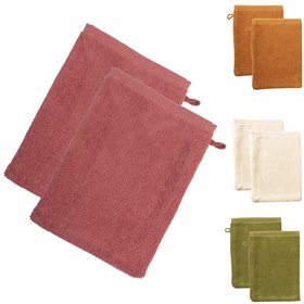 Set van 2 Washandjes Bio Katoenen Living Crafts