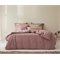 Dekbedovertrekset Biokatoen Flanel - lichte kleuren Mauve Yumeko