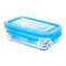 Bewaarbakje glas blauw deksel 400 ml Glasslock