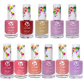 Veilige Eco Kindernagellak Peel-Off Suncoat Girl