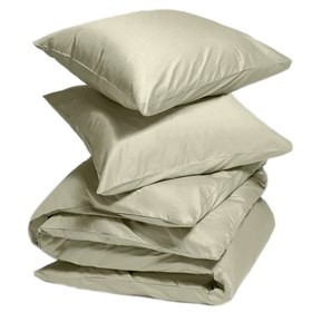 Dekbedovertrek Biologisch Katoensatijn  - lichte kleuren Yumeko