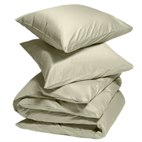 Dekbedovertrek Biologisch Katoensatijn  - lichte kleuren Yumeko