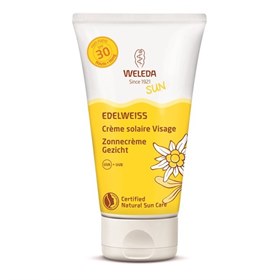 Zonnebrandcreme gezicht SPF30 parfumvrij en nano-vrij Weleda