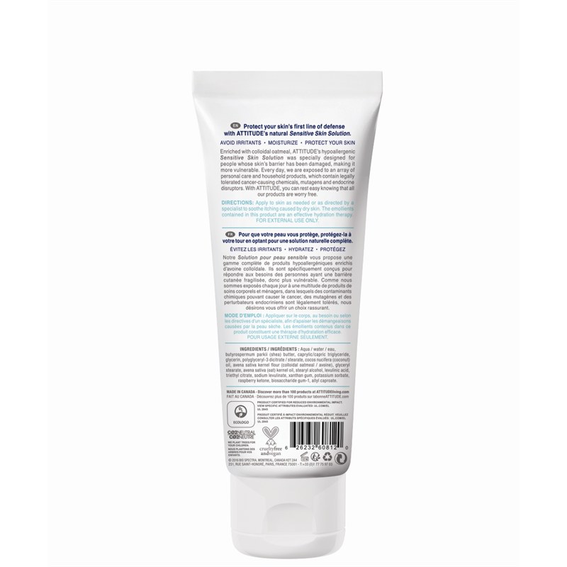 Natuurlijke Baby Body Cream Gevoelige Huid 200 ml Attitude