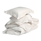 Sale Dekbedovertrek Biokatoen Satijn 140 x 220 Zandgrijs Yumeko