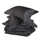 Sale 140 x 220 Dekbedovertrek Biokatoen Satijn met Volant Yumeko