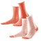 Biokatoenen Koraalroze sokken 2 paar Living Crafts