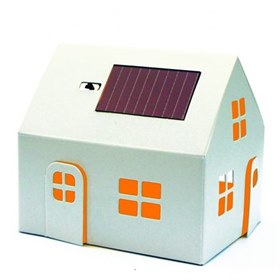 Image of Bouwpakket Huisje op Zonne-energie - Wit
