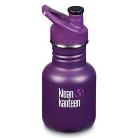 Kid Kanteen Classic 12 oz Paars met sportdop 355 ml Klean Kanteen