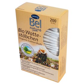 Image of Wattenstaafjes Bio Katoen Plasticvrij 200 Stuks