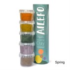 Ailefo Speelklei Spring Biologische klei in 5 kleuren van 100 gram