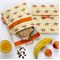 Snack and Go Animals herbruikbaar zakje met klittenband 18 x 18 RollEat