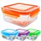 Glazen vershoudbakje vierkant 1200 ml Glasslock