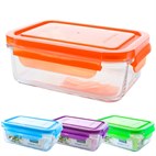 Glazen vershoudbakje rechthoekig 715 ml Glasslock