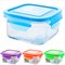 Bewaarbakje glas vierkant 490 ml Glasslock