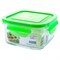 Bewaarbakje glas groen deksel 490 ml Glasslock