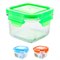 Lekdicht Glazen Bakje Vierkant 210 ml Glasslock